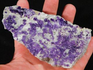 Deep Purple Fluorite Crystals Sweet Home Mine Colorado 316gr