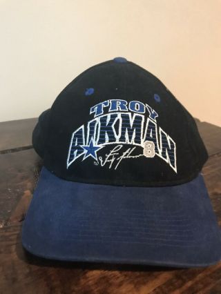 Vintage Aikman 8 Nfl Hat - Dallas Cowboys Hat - Team Nfl Cap - Not Worn