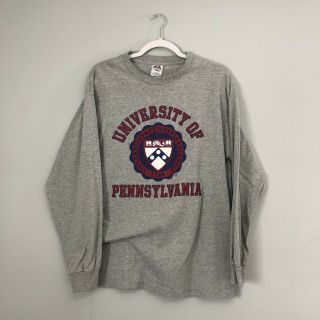 University Of Pennsylvania Quakers Aaa Long Sleeve Shirt Size Men’s Large