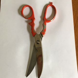 Vintage Hot Drop Forged Steel Scissors Italy