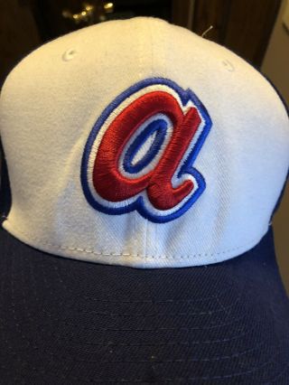 Atlanta Braves Cooperstown Fitted Hat.  7 1/2