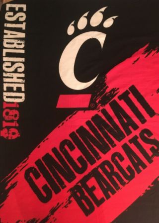 Cincinnati Bearcats Northwest Fleece Blanket Throw 50 " X 60 "