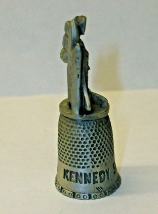 A PEWTER KENNEDY SPACE CENTRE THIMBLE A 