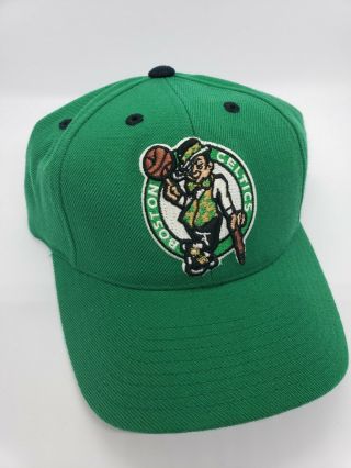 Vintage Boston Celtics Logo Athletic Snapback Hat Nba