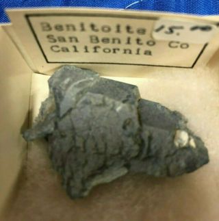 Estate Natural Science Rock Mineral Specimen Geology Benitoite San Benito Co Ca