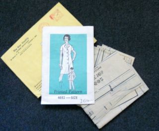 Vintage Mail Order Pattern 4692 1960 