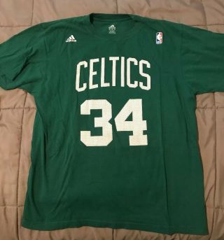 Boston Celtics Paul Pierce Adidas Nba Official Shirt Sz M