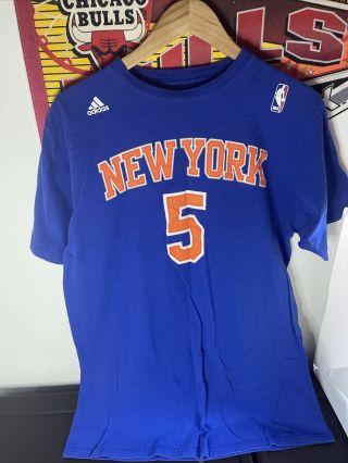 Nba Adidas York Knicks Jason Kidd Jersey T - Shirt Size Large