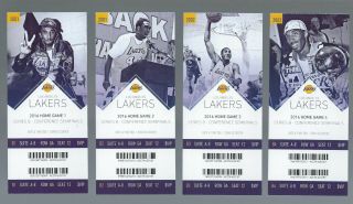 2016 Nba Los Angeles Lakers Nba Conference Semifinals Full Tickets - Kobe Bryant