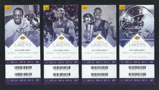2016 Nba Los Angeles Lakers Nba Conference Finals Full Tickets - Kobe Bryant