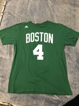 Adidas Nba Boston Celtics Isiah Thomas Green Jersey T - Shirt Size L Large