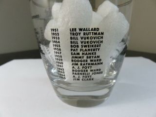 1965 Indianapolis Motor Speedway Annual Indy 500 Holiday Gift Glass