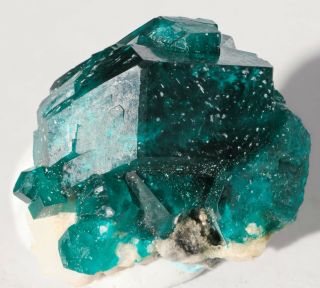 Dioptase Twinned Crystals.  Tsumeb Mine,  Namibia 3