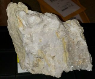 Large 8 Lb 4 Ozs Natural White Quartz Rock Specimen