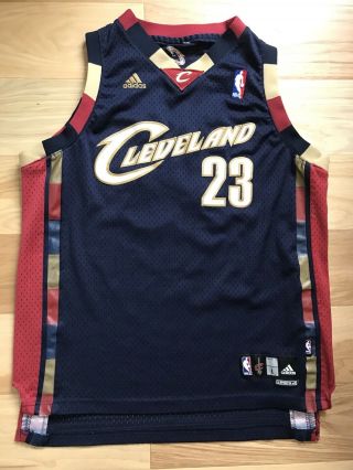 Cleveland Cavaliers 23 Lebron James Nba Adidas Kids Jersey Size Large