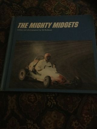 The Mighty Midgets Racing Ed Radlauer Vintage Hardcover 1972 - Go - Carts Dirt Race