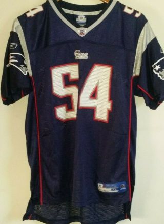Tedy Bruschi - England Patriots Jersey - Reebok Youth Size Xl - Adult Small