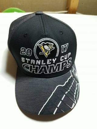 Pittsburgh Penguins Reebok 2017 Stanley Cup Champs Snapback Hat Nhl