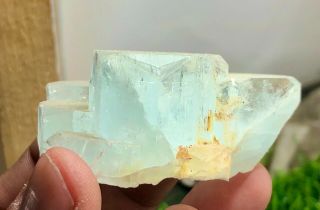 87.  5 g Terminated Aquamarine Crystals Bunch From Skardu Pakistan 2
