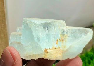 87.  5 g Terminated Aquamarine Crystals Bunch From Skardu Pakistan 3