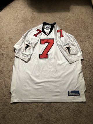 Vintage Michael Vick Atlanta Falcons Reebok Authentic Jersey White Size 3xl 56