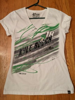 Nascar Kyle Busch 18 Joe Gibbs Racing Chase Authentics Women 