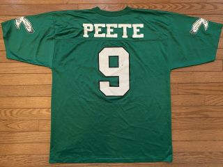 Logo Athletic Rodney Peete Philadelphia Eagles Detroit Lions Jersey Large 46 - 48