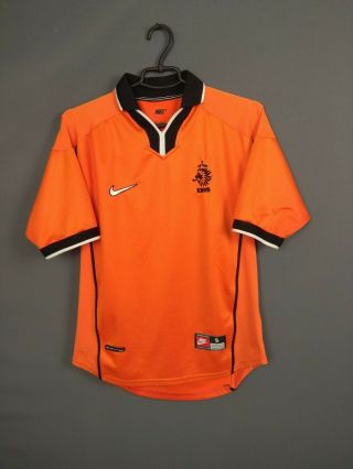 Holland Netherlands Jersey 1998 2000 Home Small Shirt Trikot Maillot Nike Ig93