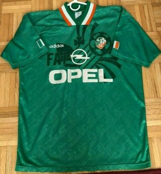 Vintage Ireland 1994 World Cup Soccer Jersey Football Shirt 40 - 42