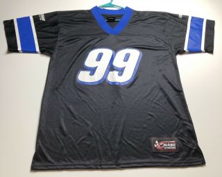 Nascar Edwards 99 Chase Authentics Men’s Xl Extra Large Black Blue Jersey Shirt