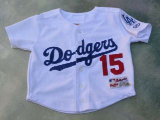 Rawlings Mlb Los Angeles Dodgers Shawn Green 15 Jersey Size Infant 24 Months.