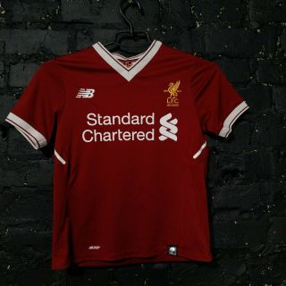 Liverpool Jersey Home Football Shirt 2017 - 2018 Balance Size Young S