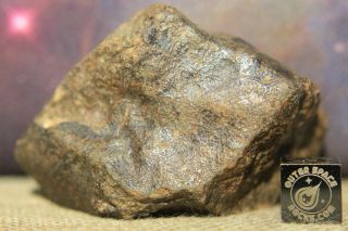 Nwa Unclassified Meteorite 126.  8 Gram Desert Polished Individual