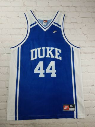 Rare 1995 Nike Ncaa Duke Blue Devils Basketball Jersey Cherokee Parks Size Xl