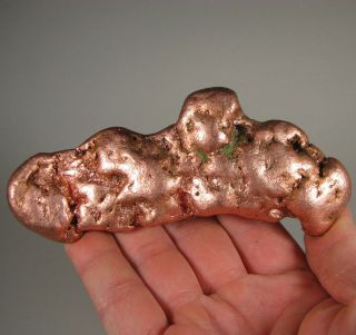 4.  9 " Native Copper Nugget - Keweenaw Peninsula,  Michigan