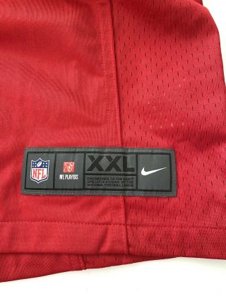 Nike On - Field San Francisco 49ers Colin Kaepernick 7 Red Football Jersey 2XL 2
