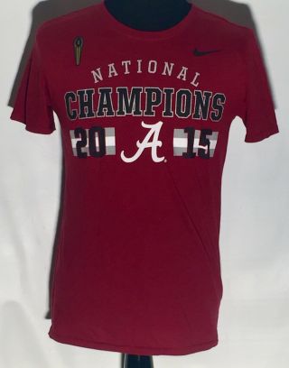 2015 Alabama Crimson Tide College Football Playoff National Champions Nike Shirt