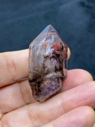 Double Terminated Crystal W/ Moving Bubble - 29.  4 Grams - Estate Find