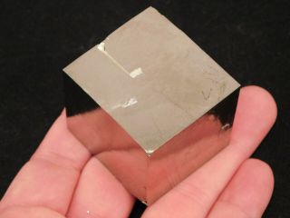 A BIG and 100 Natural Cubic Shaped PYRITE Crystal CUBE From Spain 315gr 3