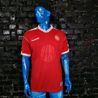 Denmark Team Jersey Home Football Shirt 1998 - 2000 Red Hummel Trikot Mens Size Xl