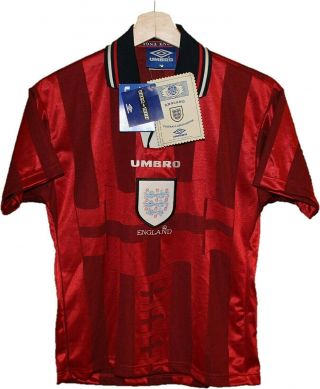 1997 England Football Shirt Jersey Umbro Size 146 Tricot Camiseta