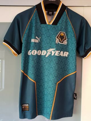 Wolverhampton Wanderers Wolves 1996/97 Away Shirt/kit/jersey Youth 30/32 "