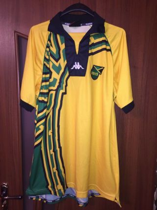 Jamaica 1998 - 2000 Home Football Shirt Jersey Maglia Kappa Size L