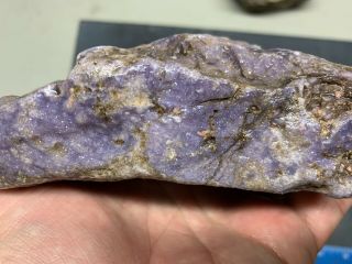 Purple Lepidolite With Pink Tourmaline Rough 2lbs 14oz Slab Cab Agate Jasper