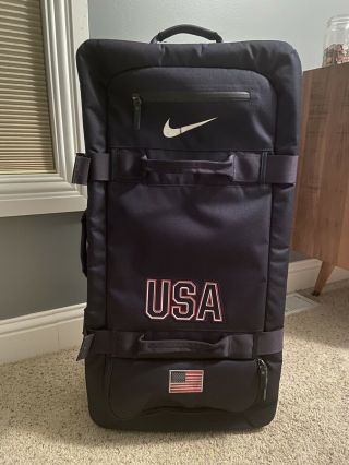 Team Usa Olympic Track & Field Issued Nike Suitcase