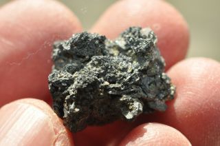 Polybasite - San Juan de Rayas Mine,  Mexico - rare mineral,  old specimen 3
