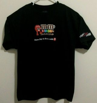 Kyle Busch M&ms Racing Team Issued Shirt Size Xl Nascar Joe Gibbs Racing