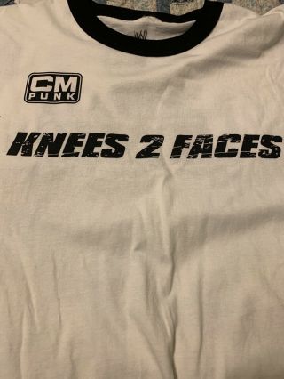 Wwe Cm Punk Knees 2 Faces Shirt - Xl