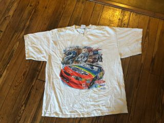 Vintage 2000 Jeff Gordon Nascar T - Shirt Size Large Chase Authentics