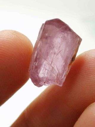 Rare Terminated Gemmy Natural Purple Diaspore Crystal/floater@goshta Af